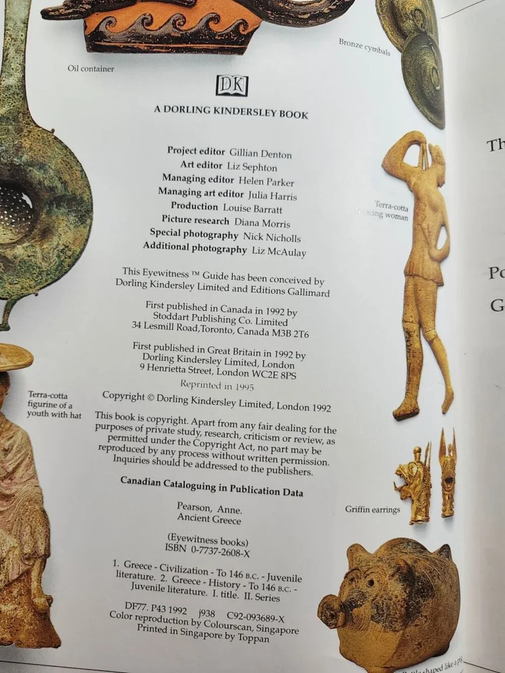 Eyewitness Books Ancient Greece Anne Pearson Stoddart Illustrated Hardcover Guid - Picture 6 of 11